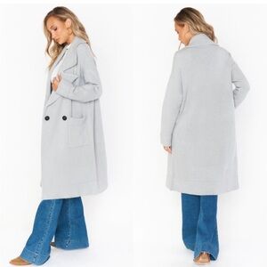 Show Me Your Mumu Melrose Knit Coat  -Large